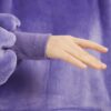 hoodie-paars-mouwen-blauw